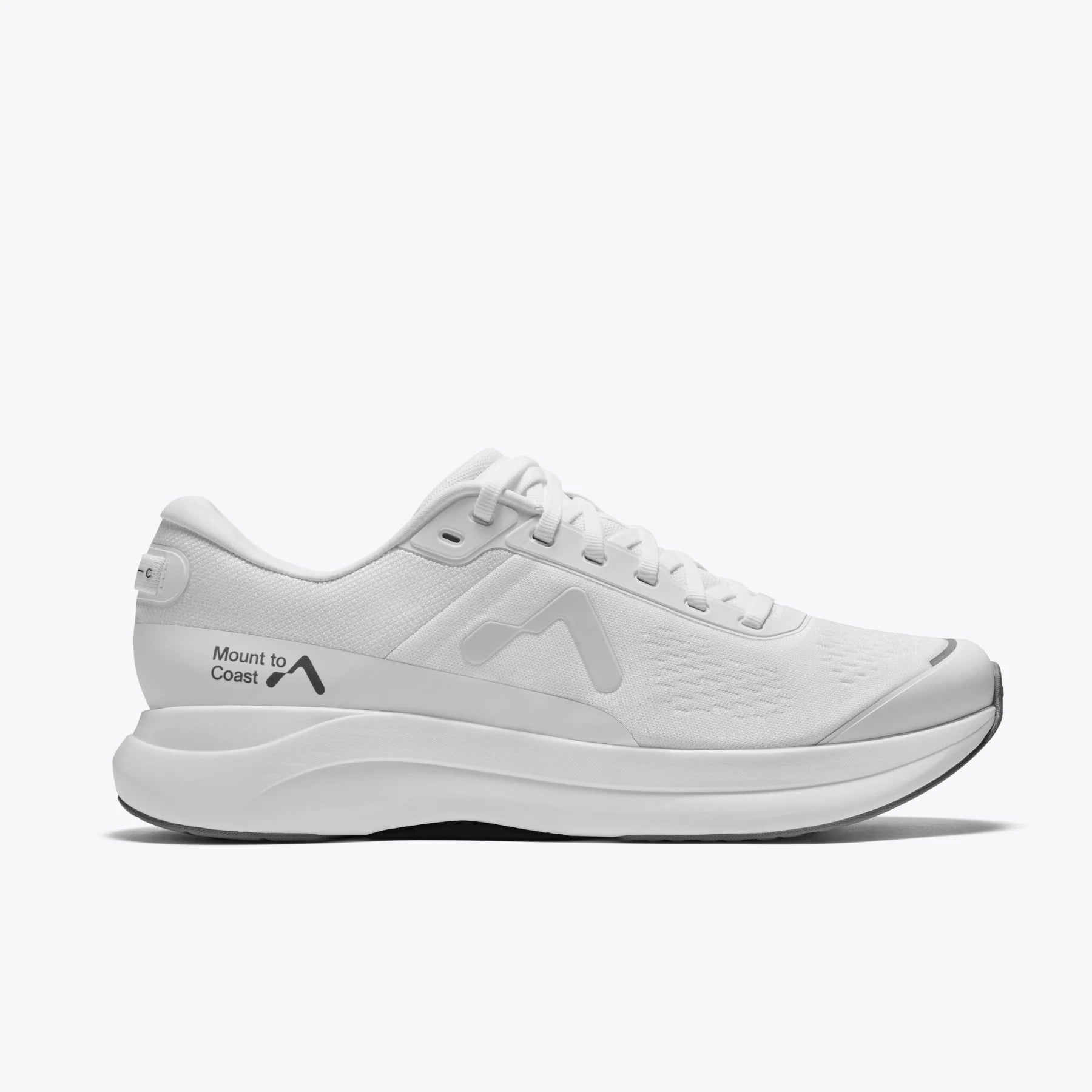 Mount to Coast white running shoe #Color_white