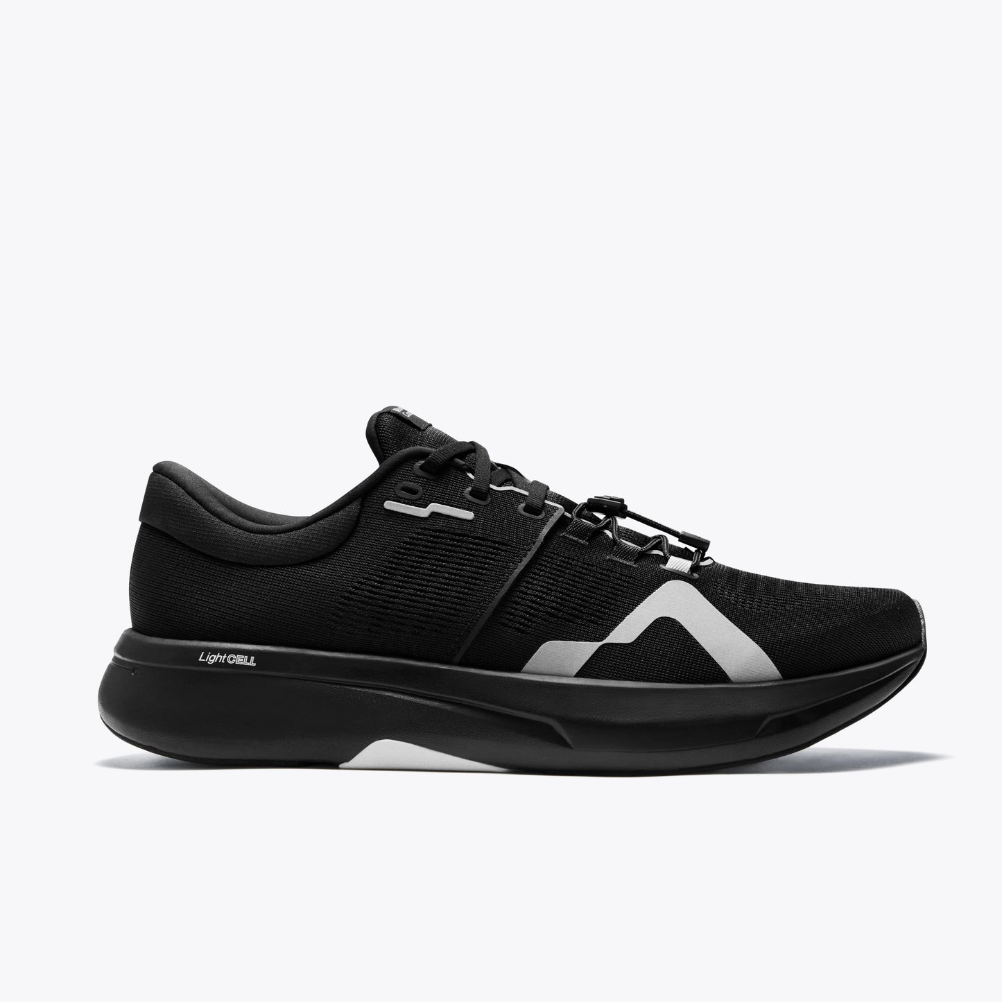 Black Mount to Coast R1 running shoe with Lightcell #Color_black