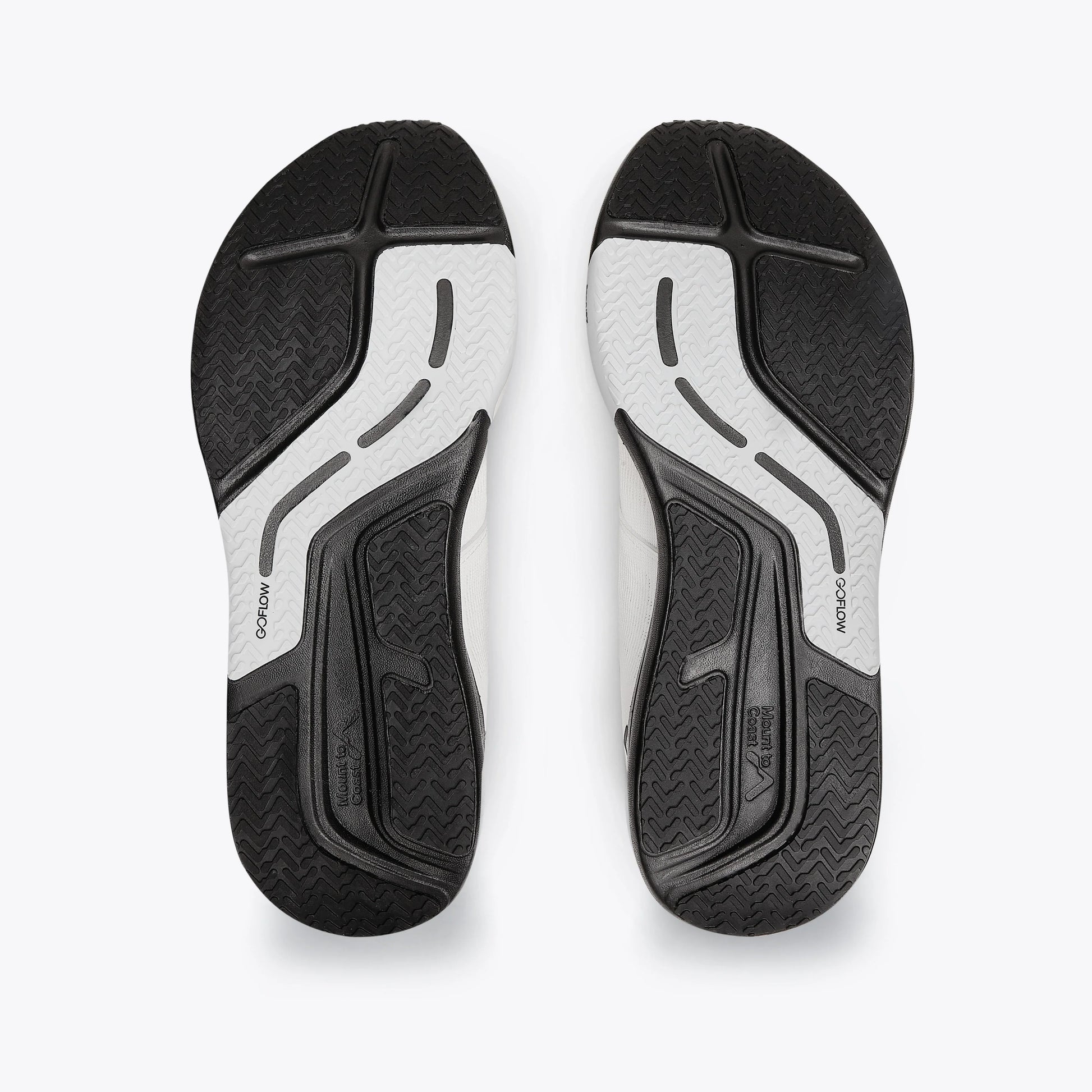 Mount to Coast R1 running shoe sole detail #Color_white|black