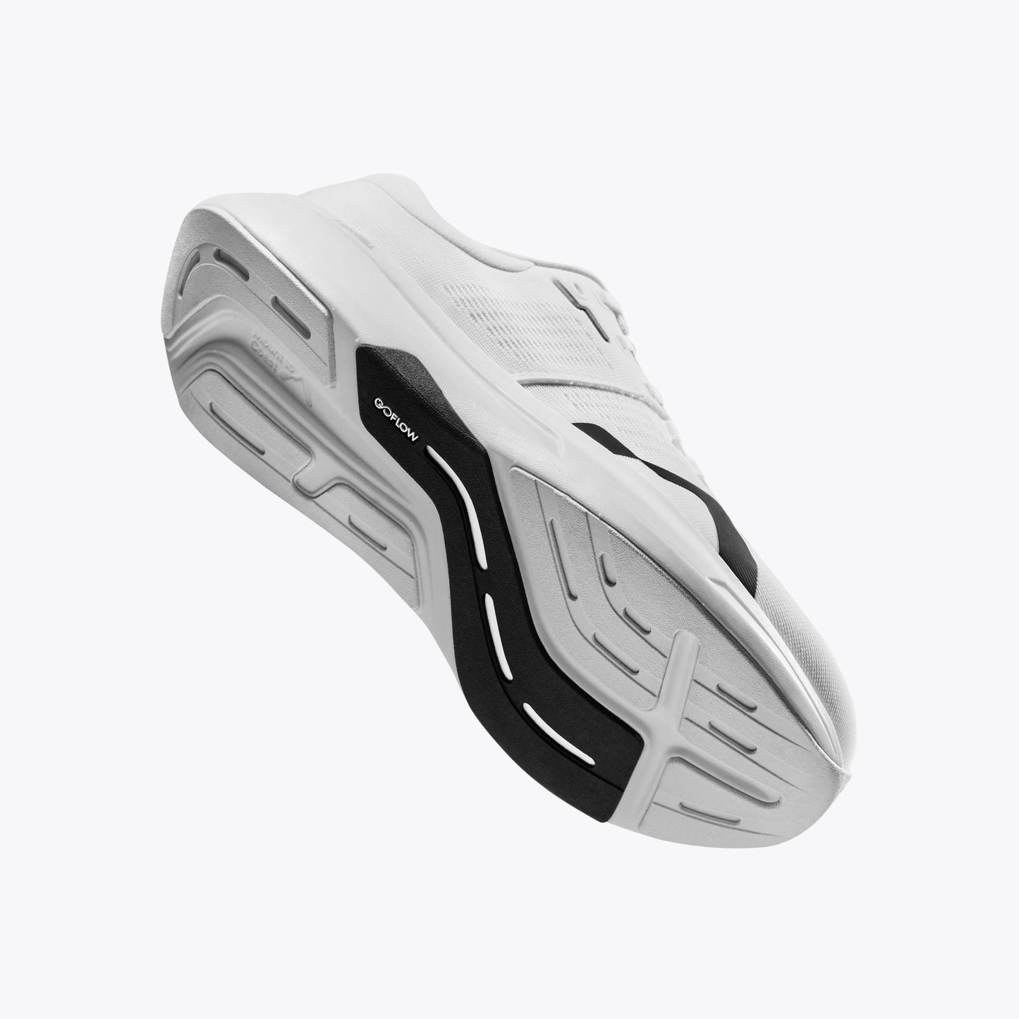 Mount to Coast R1R running shoe sole with GOFLOW technology #Color_white