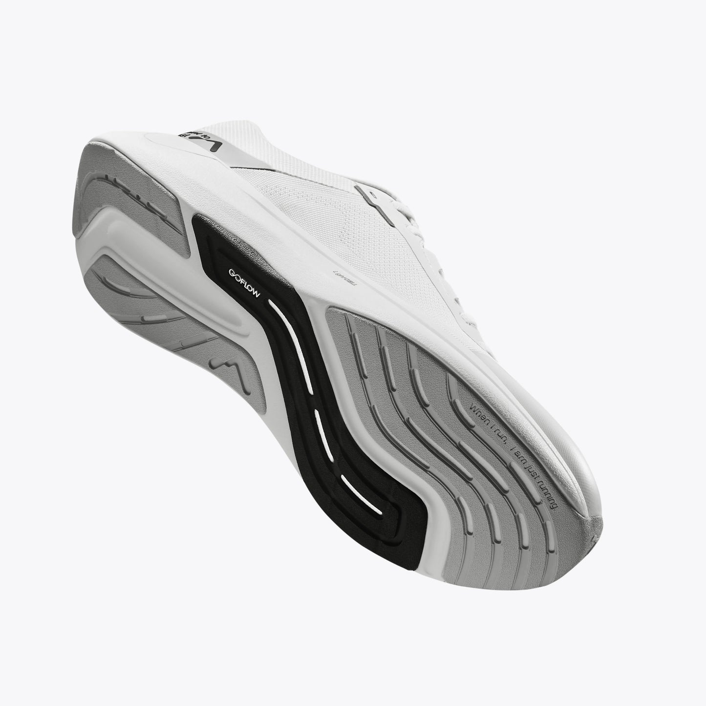 Mount to Coast S1 white running shoe sole detail #Color_white