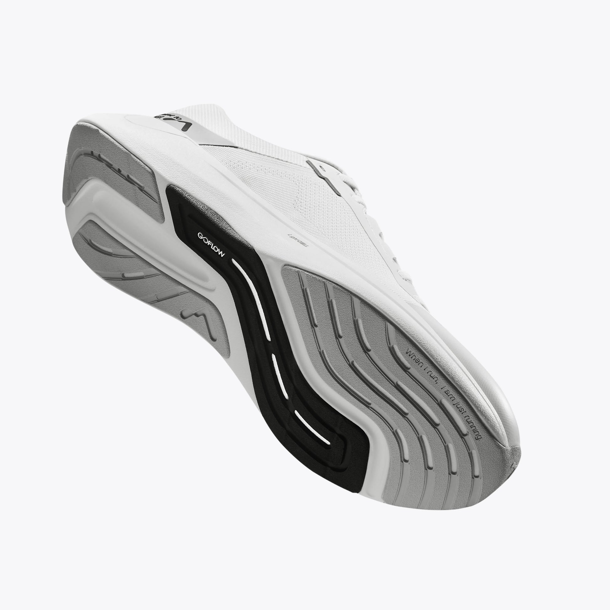 Mount to Coast S1 white running shoe sole detail #Color_white