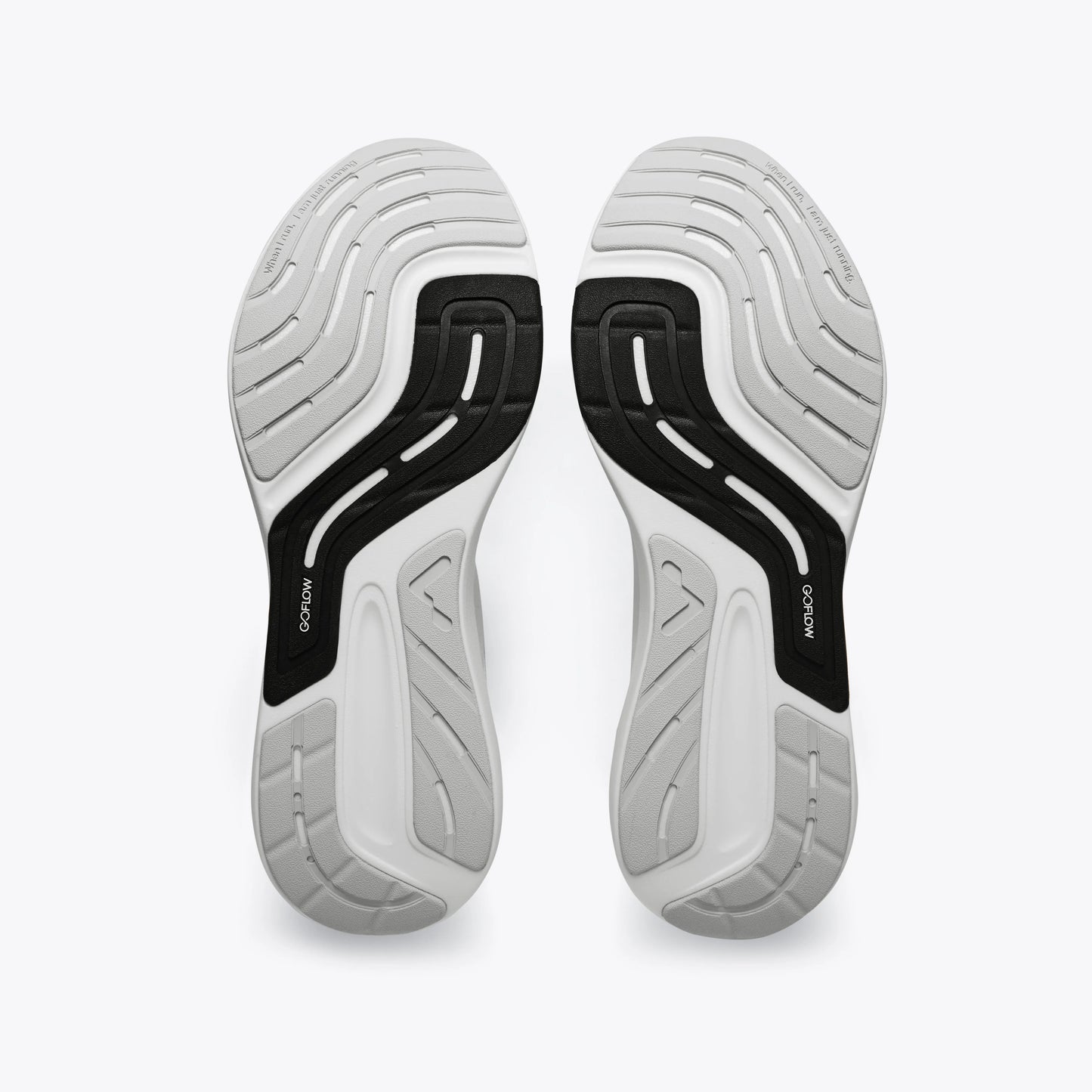 Mount to Coast S1 running shoe sole, designed for ultramarathon #Color_white